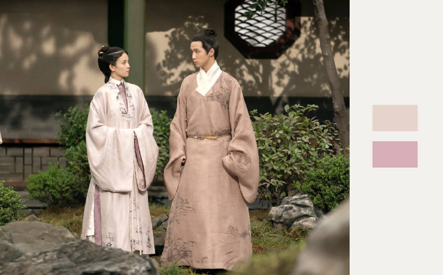 教科书|看《玉楼春》妯娌们的穿搭,宛如配色“教科书”,秋季穿挺美