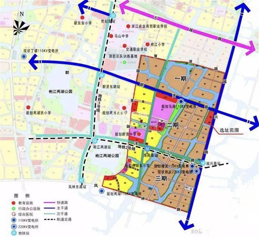 袍江人口_袍江高铁与329国道周边区域规划出炉(2)