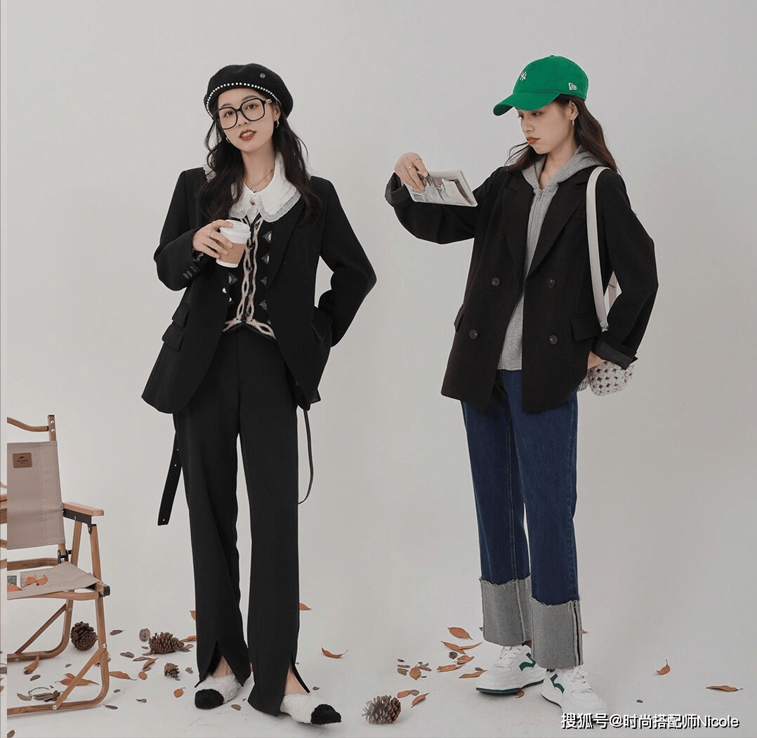 大地|“打工人”可照搬的西装穿搭，一件西装多种搭配，实用又时尚