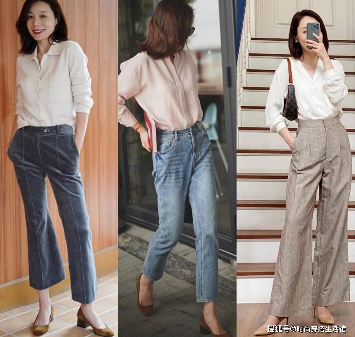 配饰|中年女人秋天如何抢占c位,这18套简约风穿搭示范,减龄气质满分