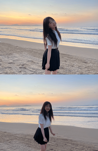 校服|虞书欣与小姐妹的“日出大片”曝光，穿校服十分减龄，梦回18岁