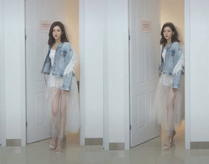 江疏影|江疏影这次要逆袭！穿牛仔装换衣似变魔术，彻底摆脱时尚绝缘体质