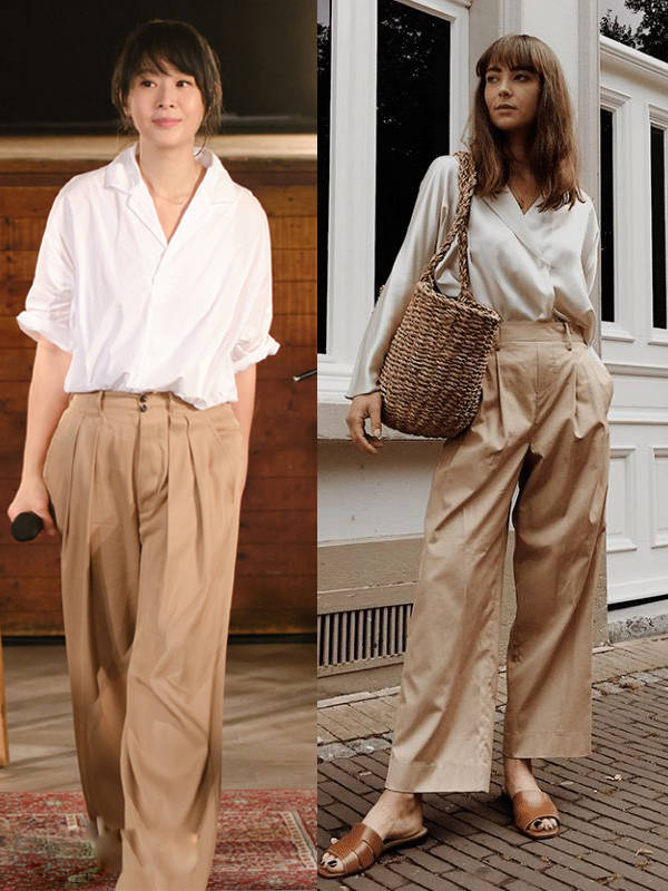 蓝色|初秋,唯有“衬衫+阔腿裤”不可辜负,这些搭配思路太值得借鉴!