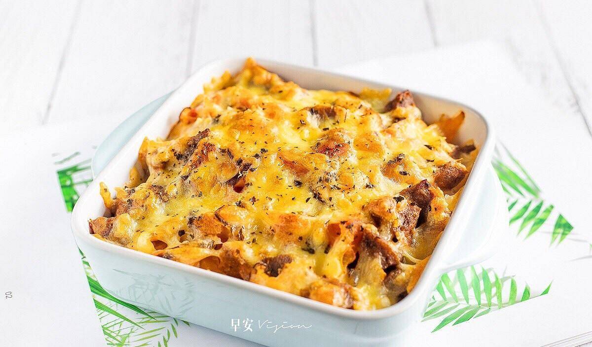 原创芝士肉丸焗饭的做法