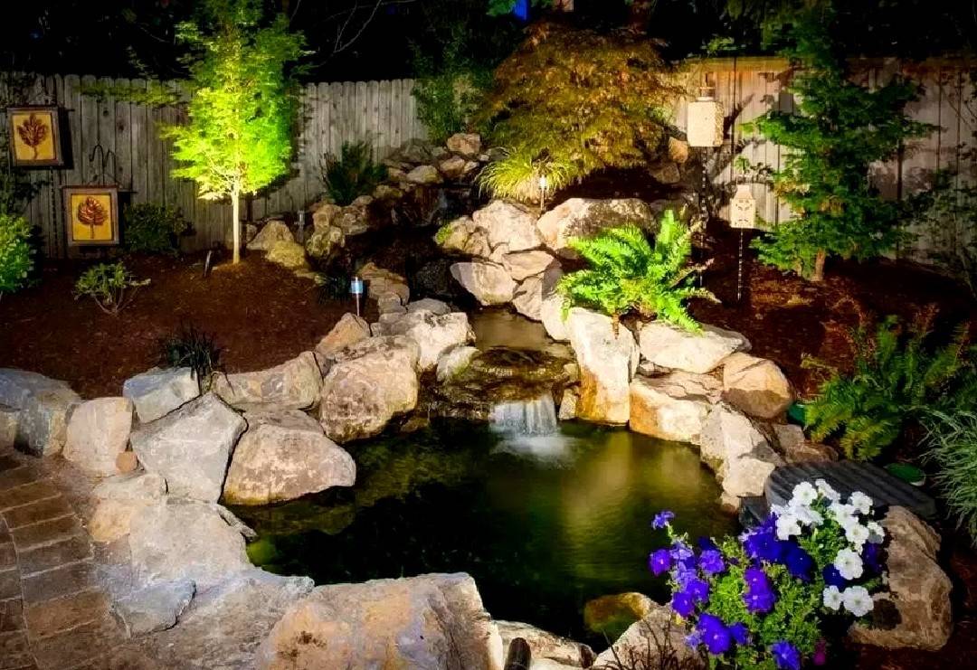 庭院生态水池如何设计花园生态水景观案例分享快学起来吧