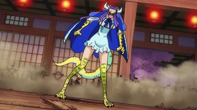 原创海贼王990集恐龙大变身路飞激战双龙差点使用四档