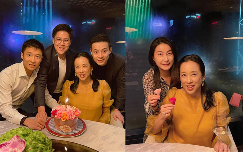 真丝|郭晶晶真孝顺给婆婆庆生,63岁婆婆穿丝绸裙满脸福相,同框像闺蜜