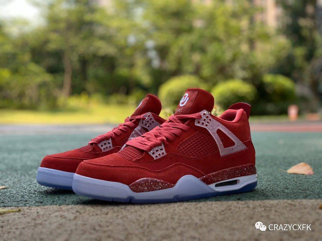 乔丹四代airjordan4pe俄克拉荷马大学篮球鞋