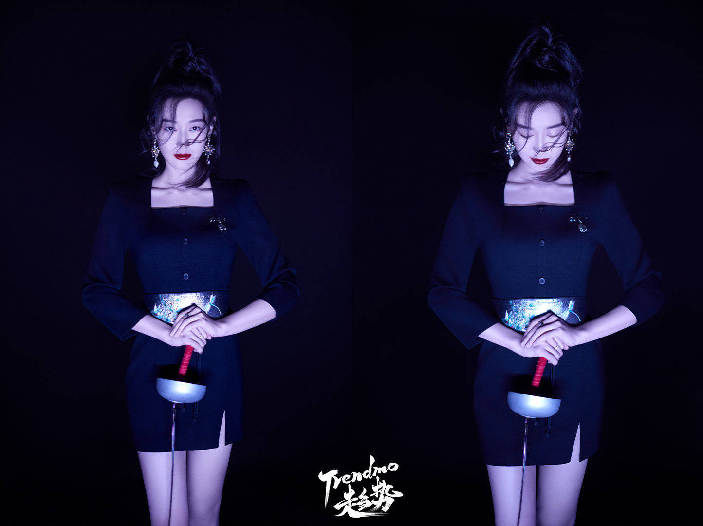 亮点|金牌剑客孙一文拍时尚大片,又美又飒有了女侠风采,气质不输明星