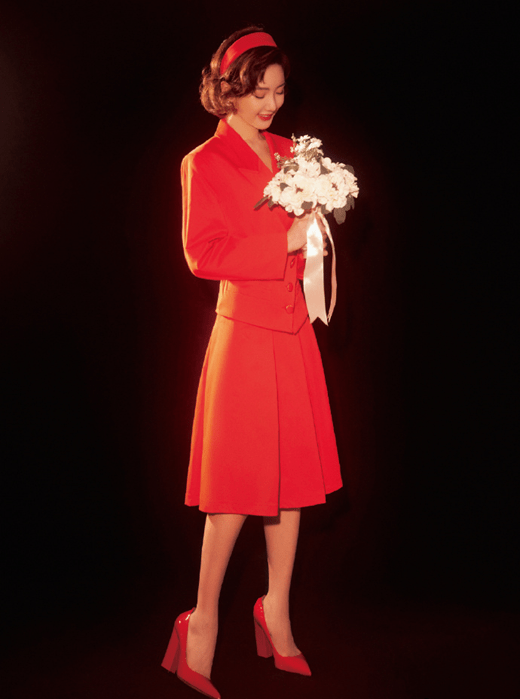 结婚照|90年代结婚这样穿！?乔家的儿女们结婚照，时尚惊艳全场