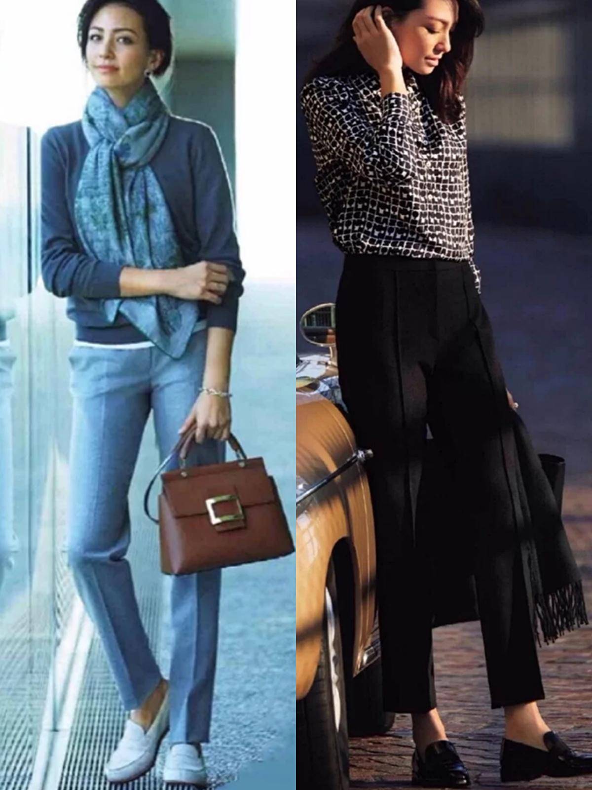 职场|优雅女性人手几双的乐福鞋,春季这么搭魅力十足,关键舒适不挑人