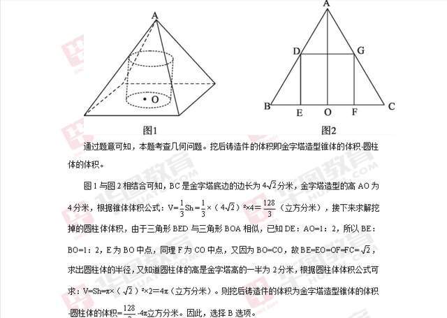 想知道 金字塔 的体积吗 几何