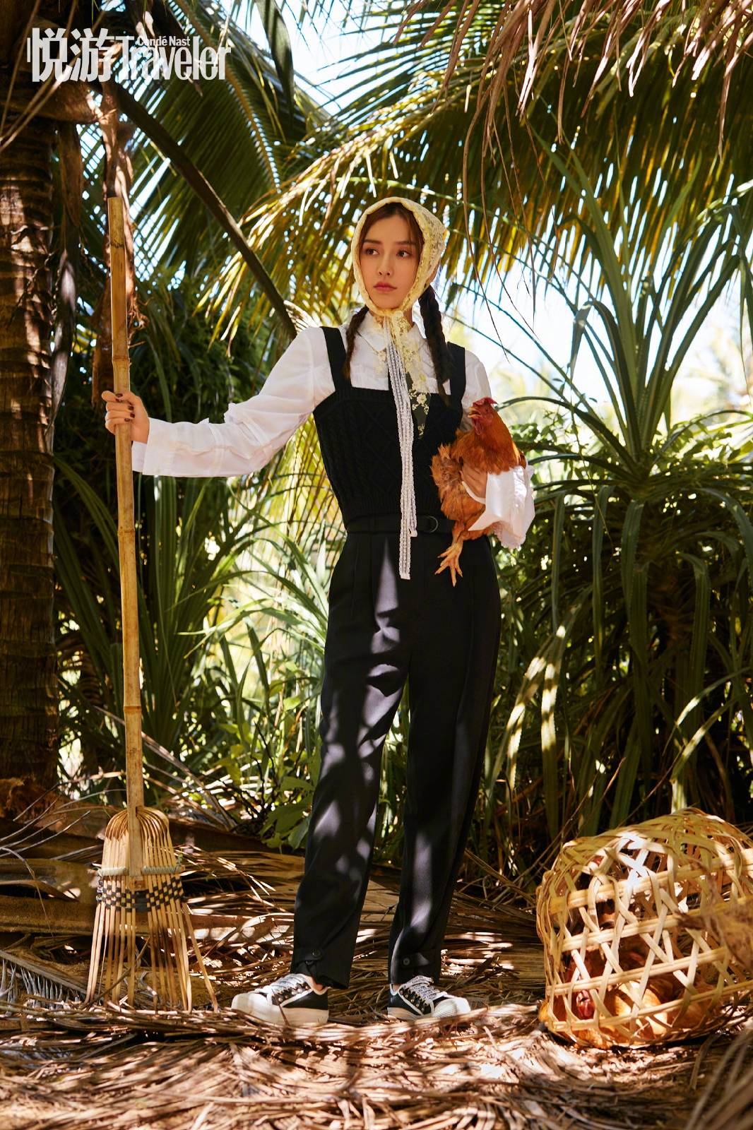 杨颖|31岁杨颖放大招，民族风造型拍大片，这次真被她美到了