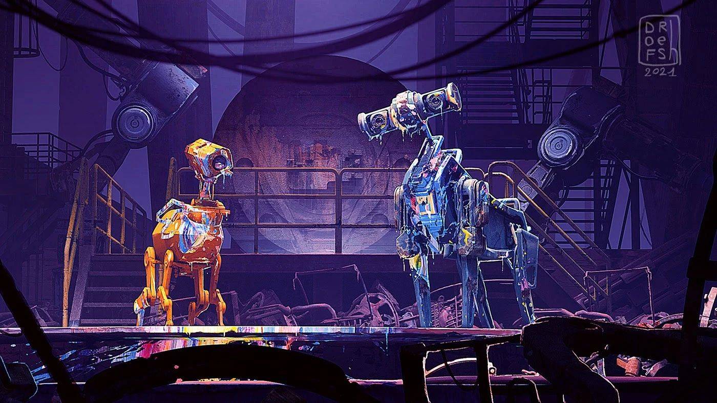 dofresh_未来科幻场景插画