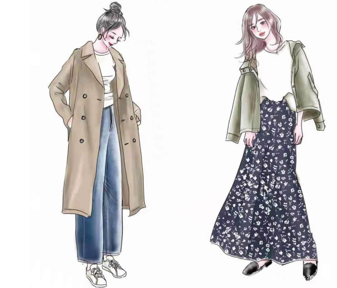 状态|3种穿衣状态,你是哪一种?早秋最美“手绘穿搭”,只教穿衣干货