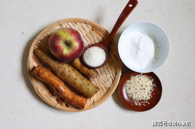 面包|1个苹果，1根山药，简单3步做孩子爱吃的早餐，比面包牛奶更受欢迎