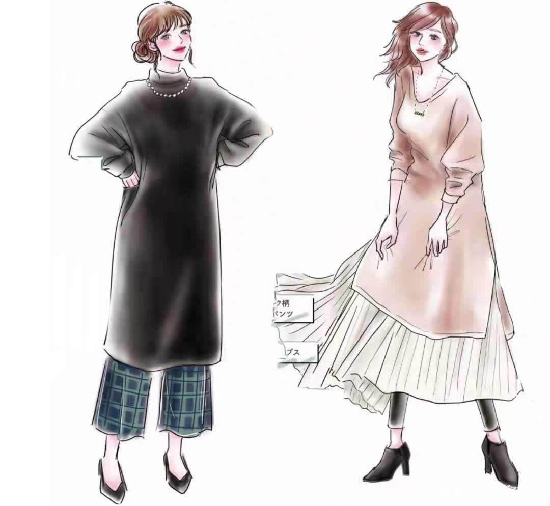 状态|3种穿衣状态，你是哪一种？早秋最美“手绘穿搭”，只教穿衣干货