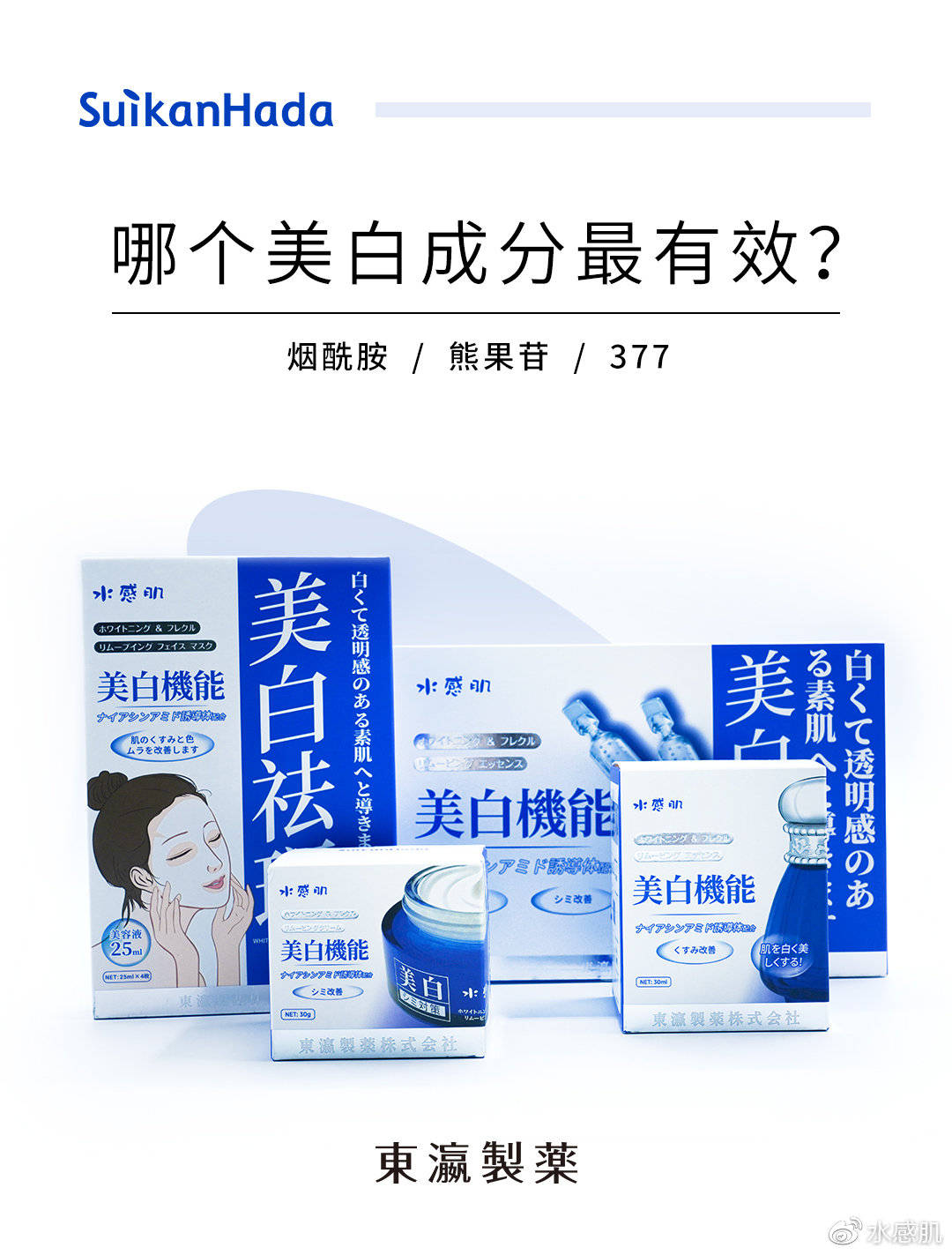 细胞信号|烟酰胺/熊果苷/377 哪个美白成分最有效？