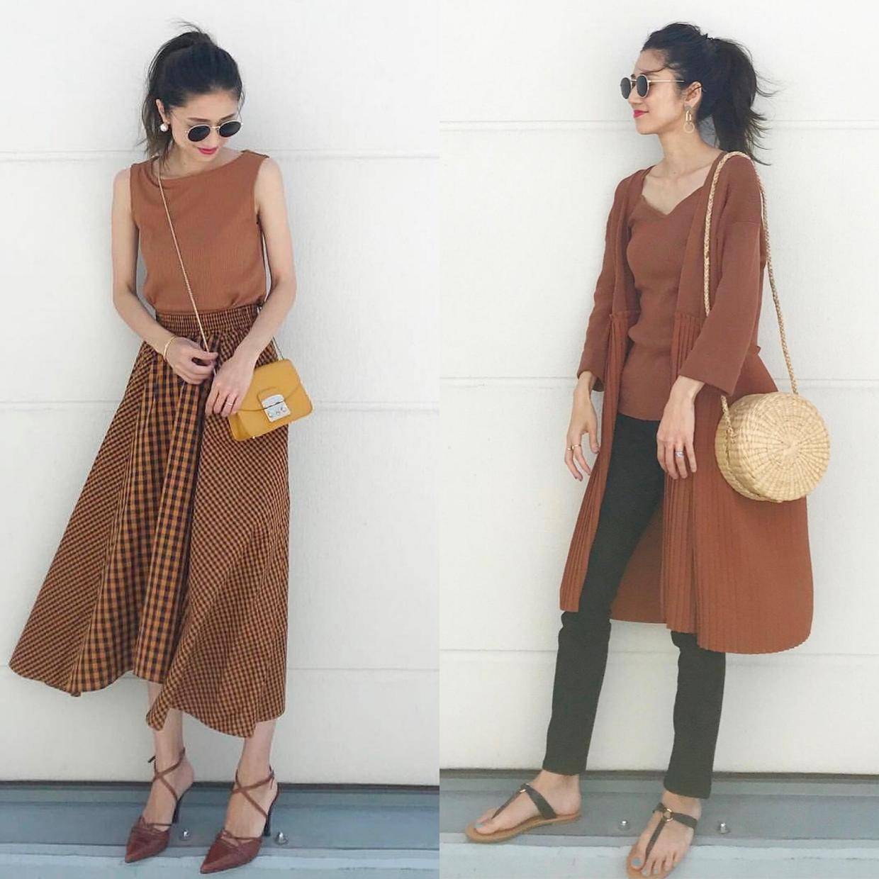 大地|真正见过世面的女人,早秋衣橱里必备“大地色”衣服,简约、高级