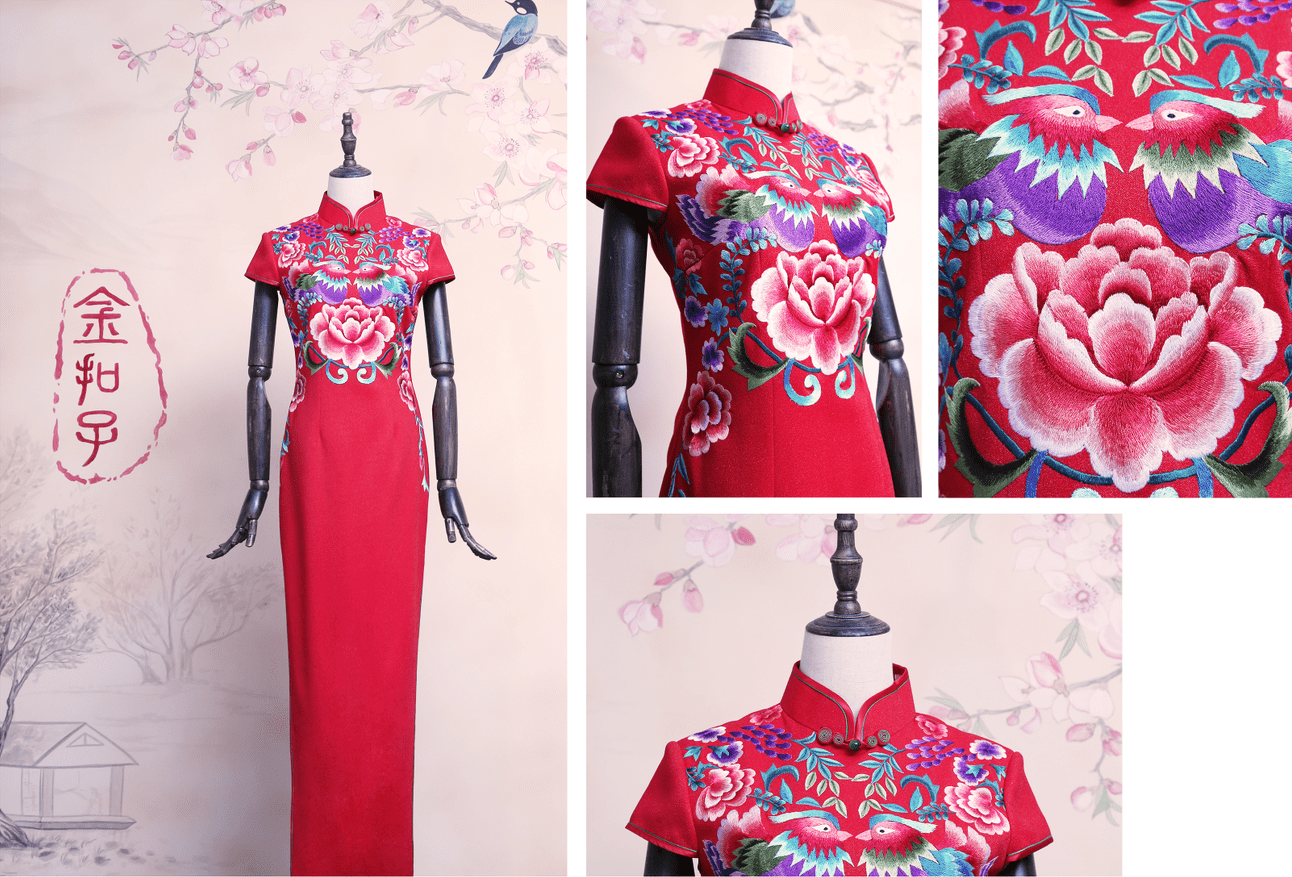 扣子|金扣子手工打造,喜婆婆 妈妈装