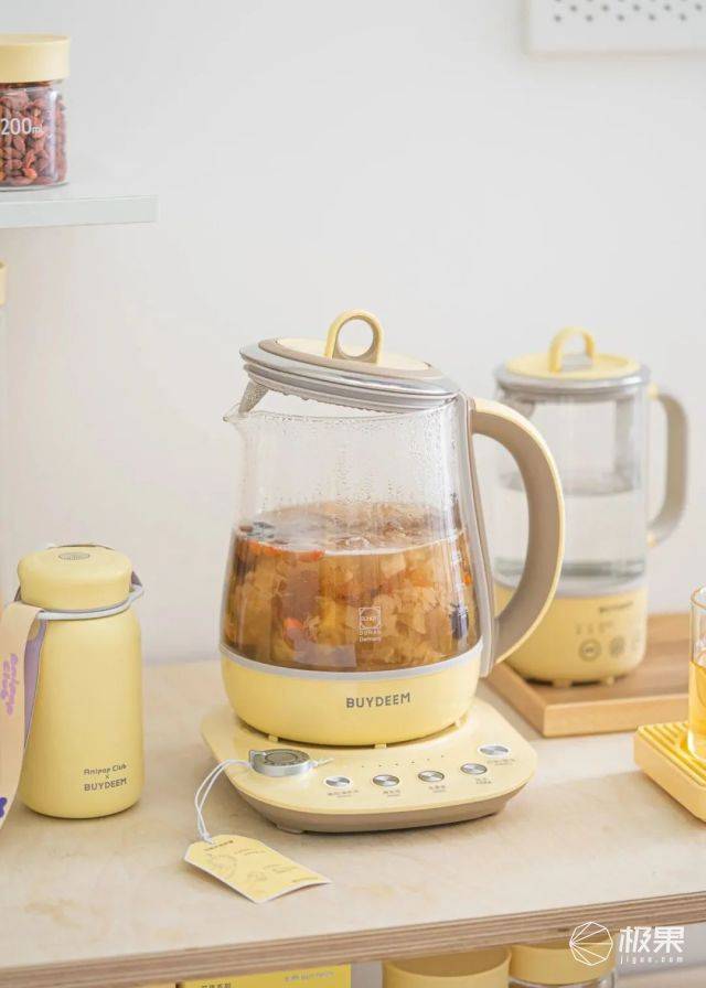 玻璃|把厨房放进“壶”里！蒸炖煮一机搞定，堪称上班族养生神器