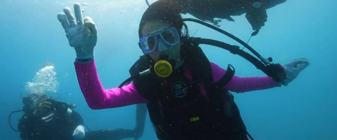 王冰冰和撒贝宁小尼潜到海下四米种珊瑚，节目组为何要求不能化妆