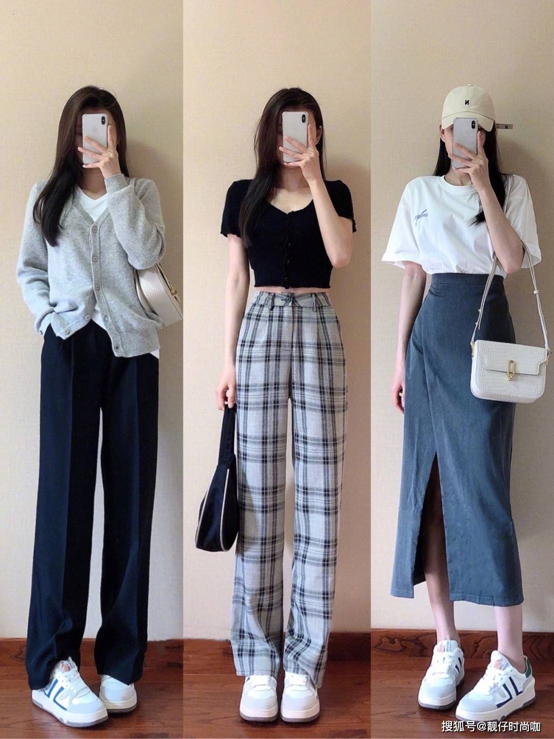 青春|初秋高性价比穿搭来啦，一双鞋子搭配不同服装，风格差异巨大！