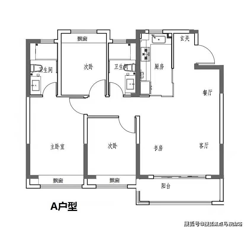 壹府澜庭房型图图片