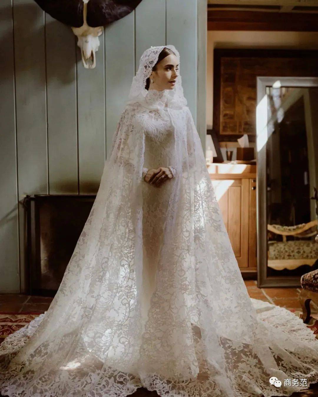 Collins|32岁“白雪公主”结婚，穿Ralph Lauren婚纱太唯美！