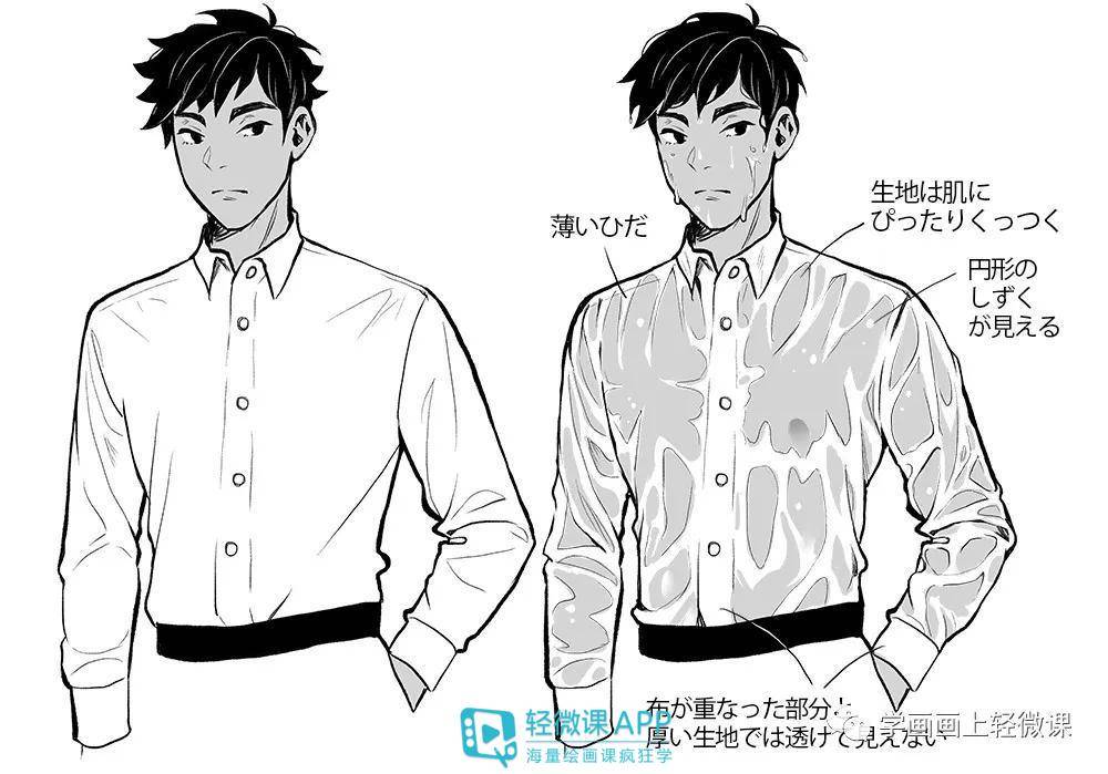 针脚|绘画新手该怎么画衣服褶皱？衣服褶皱的画法技巧