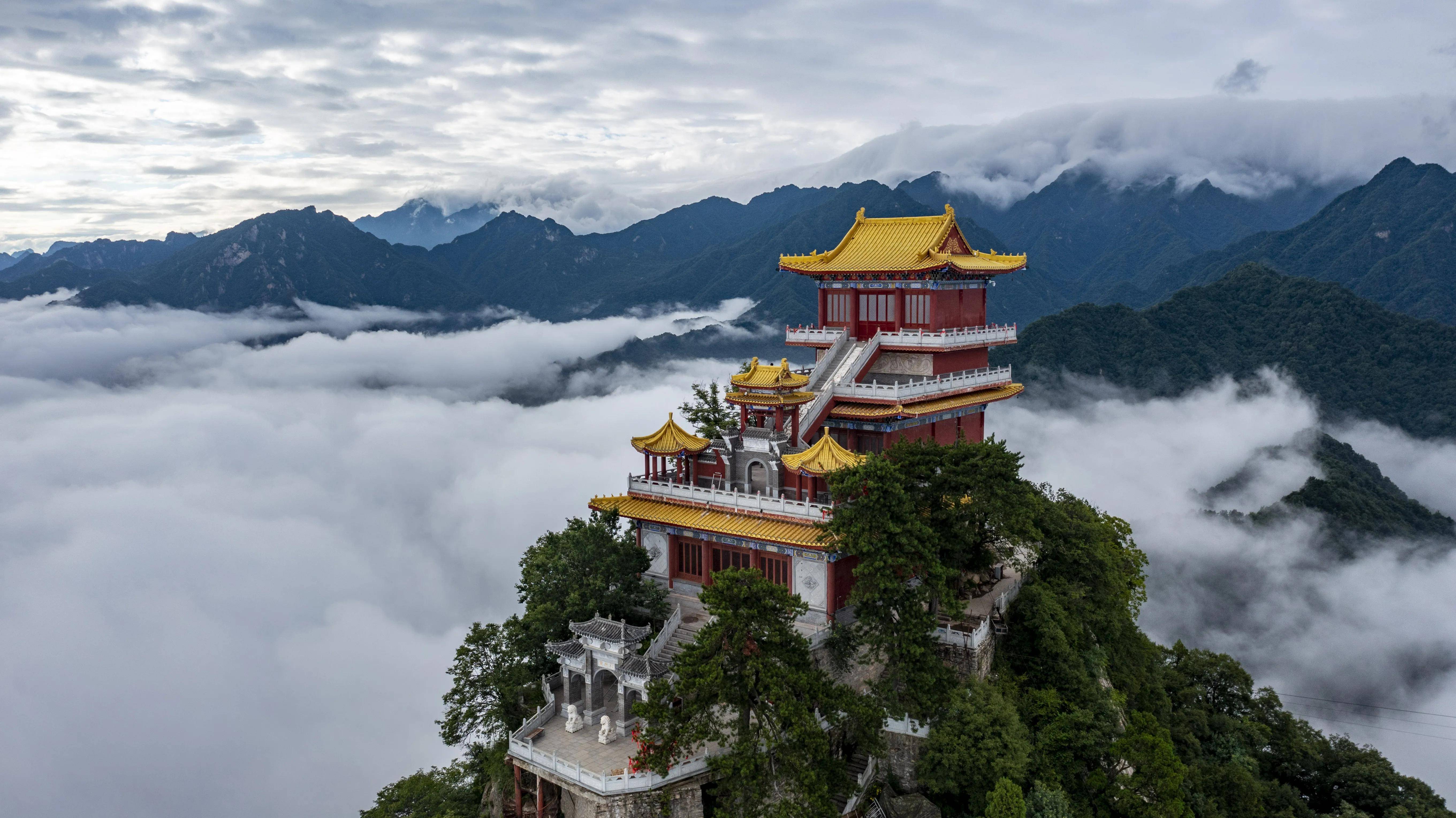 月满华诞情满双节 西安南五台举办多项活动迎佳节_景区