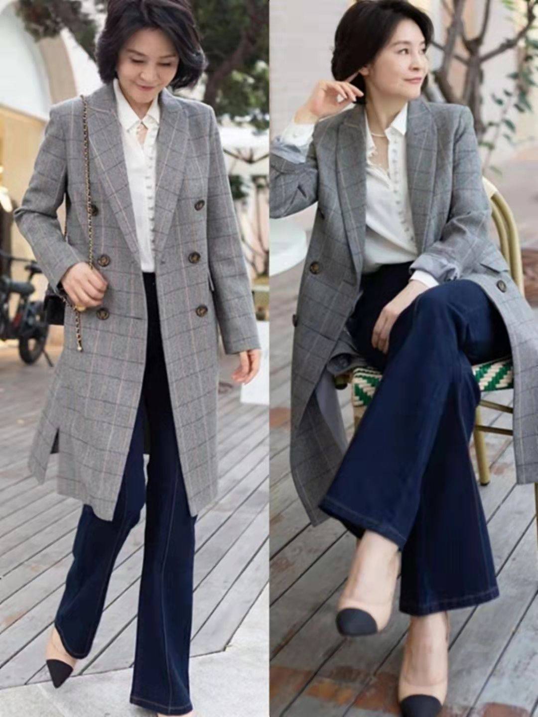 马甲|入秋后60岁女人少穿“奶奶装”，学时髦精这样搭，成熟大气真高级