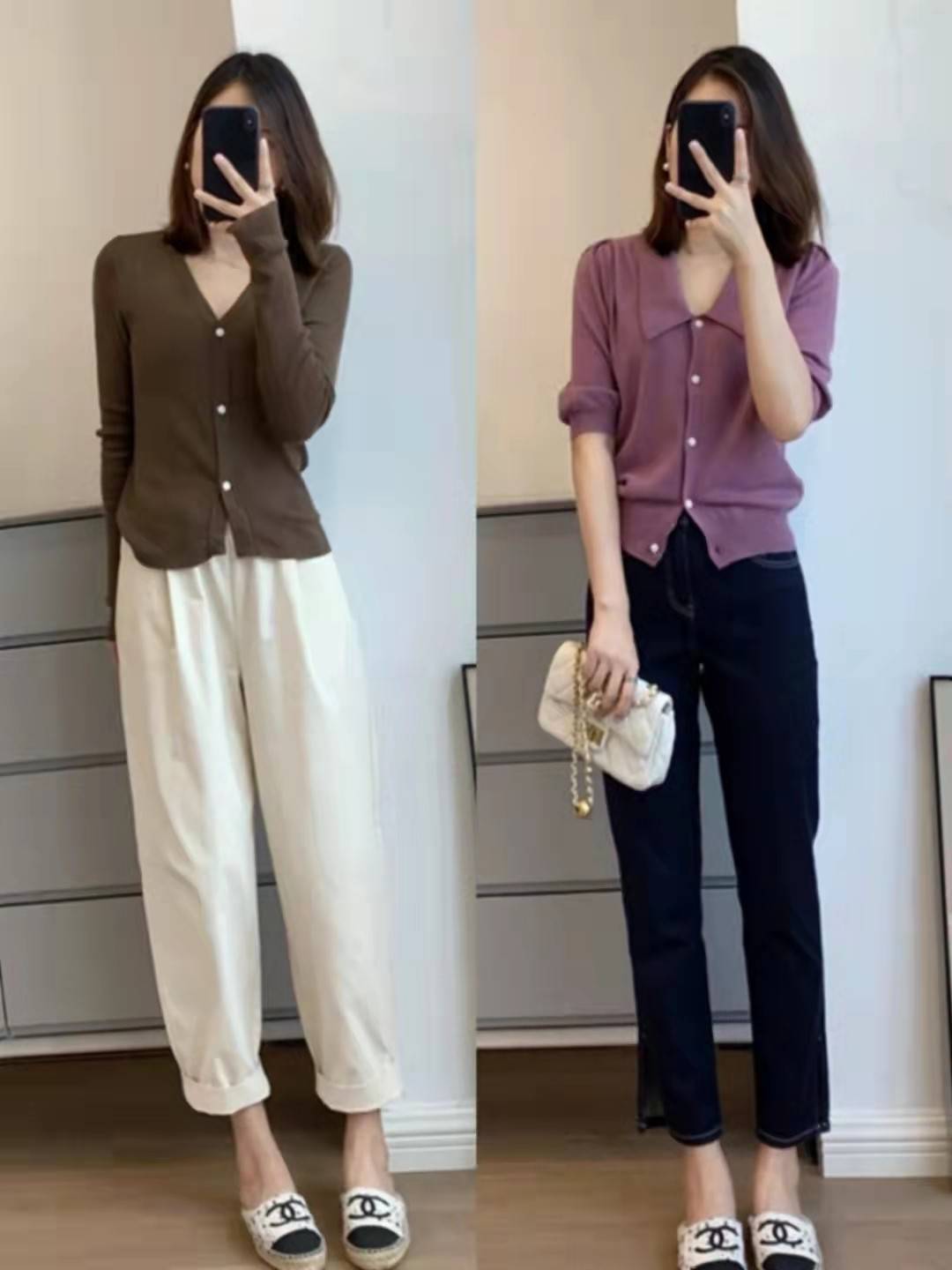 下装|秋季流行“针织小衫”,教你4种优雅搭法,演绎轻熟女人的气质美