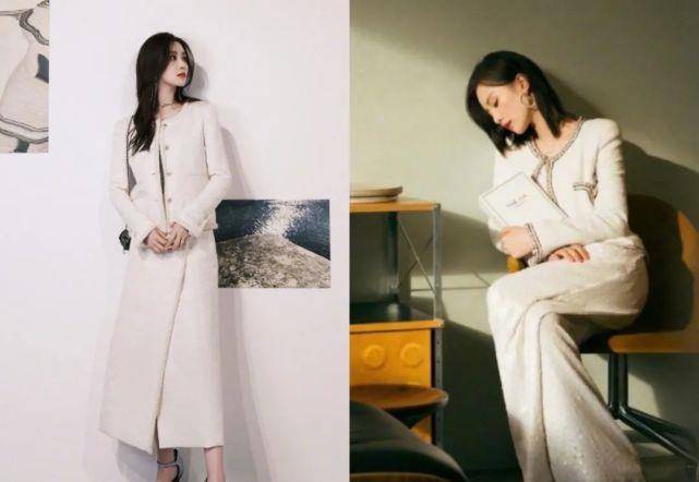 套装|这俩女顶流撞衫,不尴尬吗?