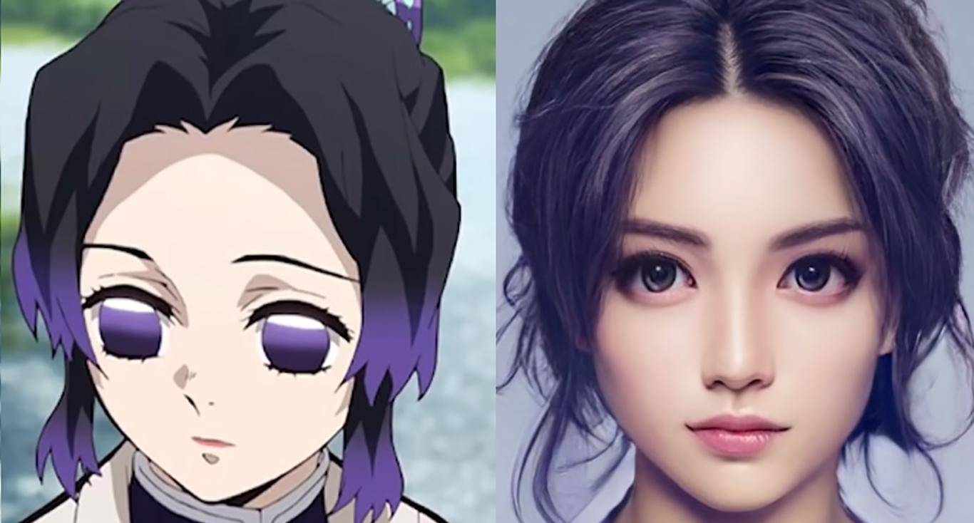 国外大神还原《鬼灭之刃》真人版,祢豆子太萌了,看到蝴蝶忍爱了_动漫