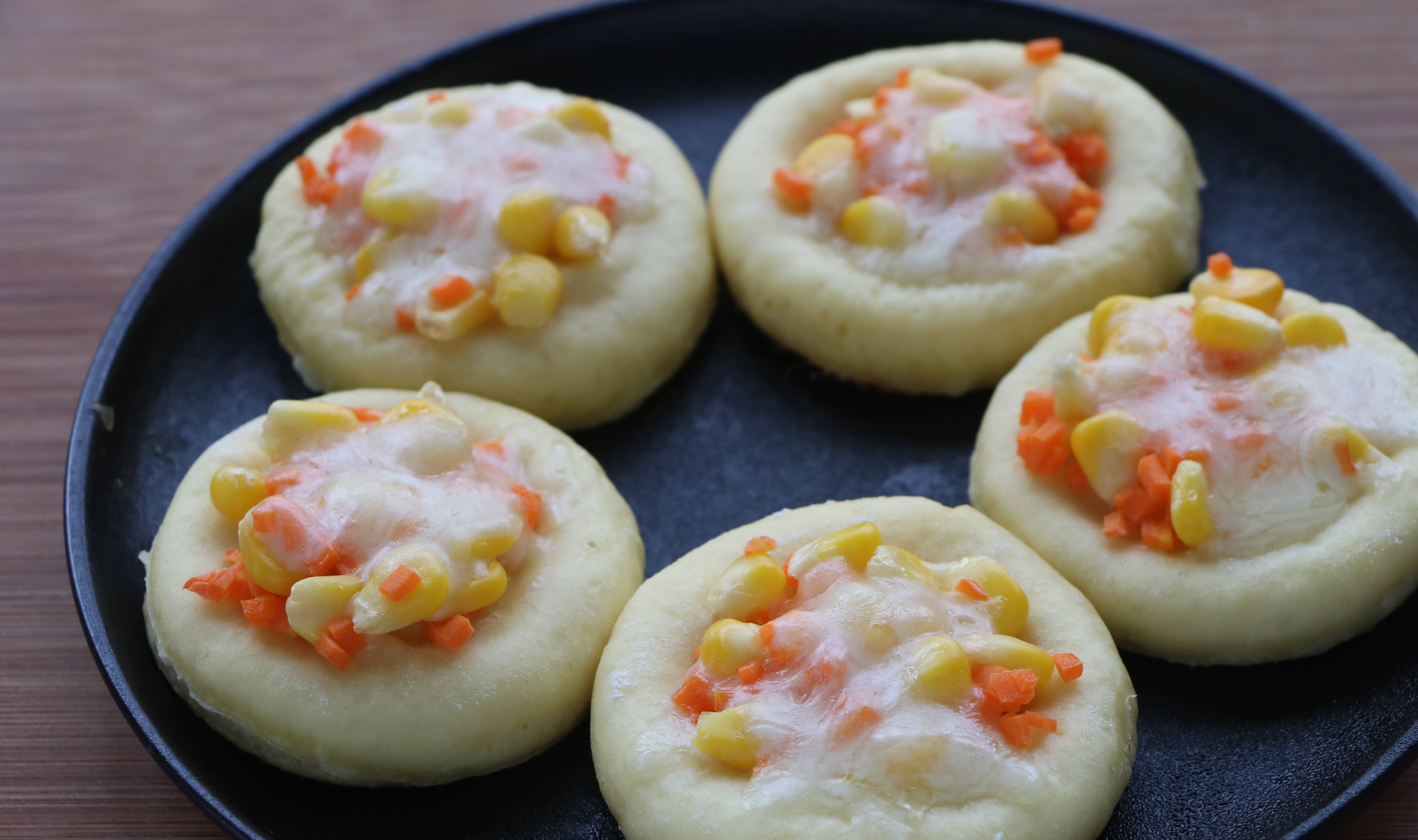 披萨|我家迷上了这早餐,比披萨简单,比馒头营养好吃,出锅孩子就馋了