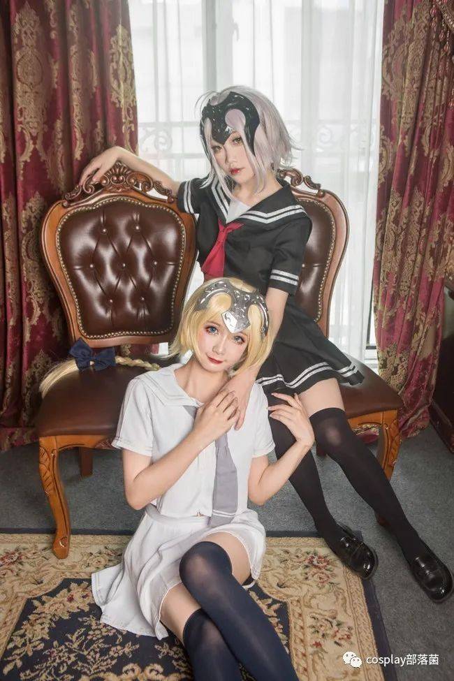 摄影|cos：黑白贞才是一对好朋友，真的很甜