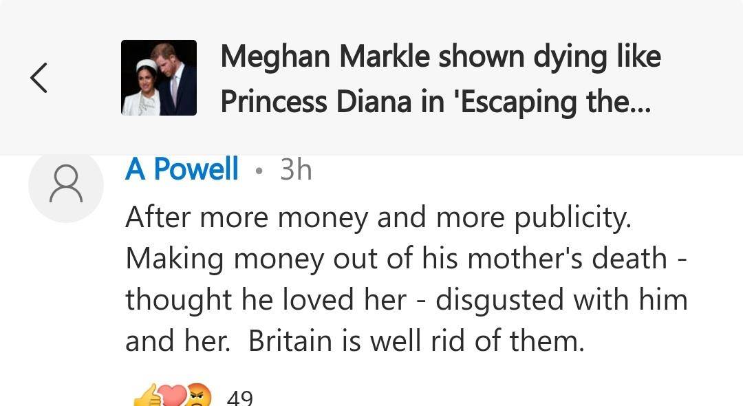 电影|电影中的梅根复制戴安娜死亡情景，粉丝怒称，不要利用戴安娜赚钱