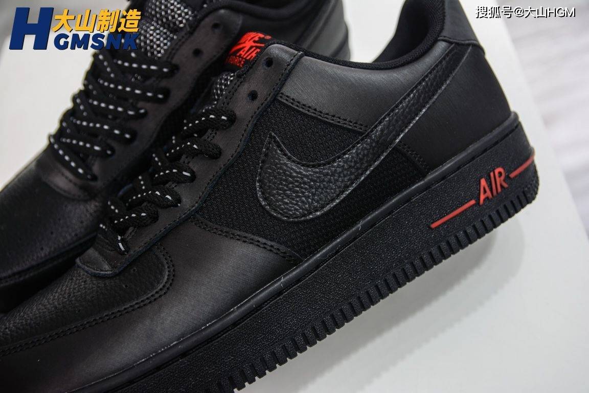 色调|?【大山制造】耐克Nike Air Force 1 Low 使空军一号黑红色色调 DO6389-001