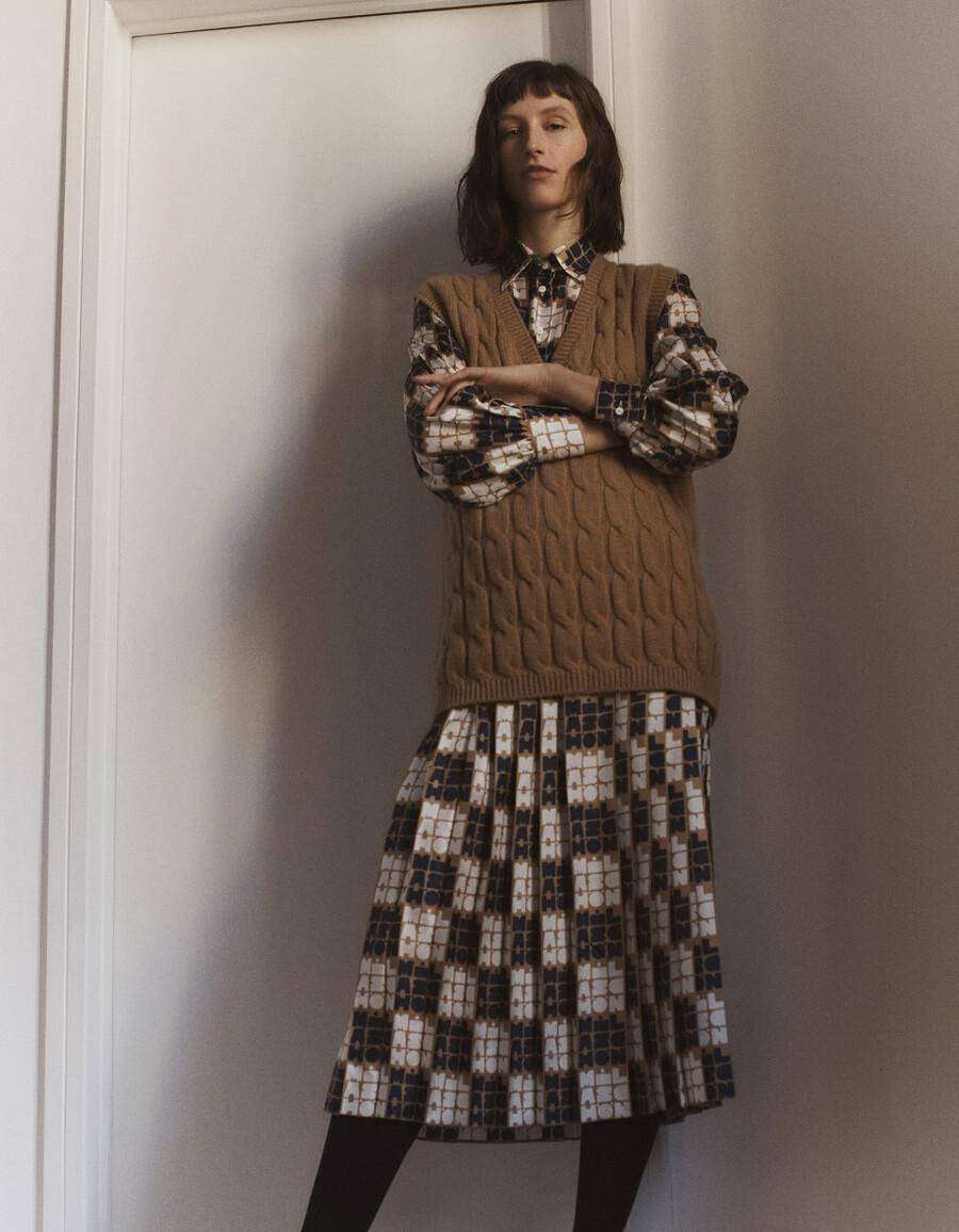 毛衣|秋天适合穿针织毛衣，温柔知性的针织毛衣让人无法拒绝，快来试试