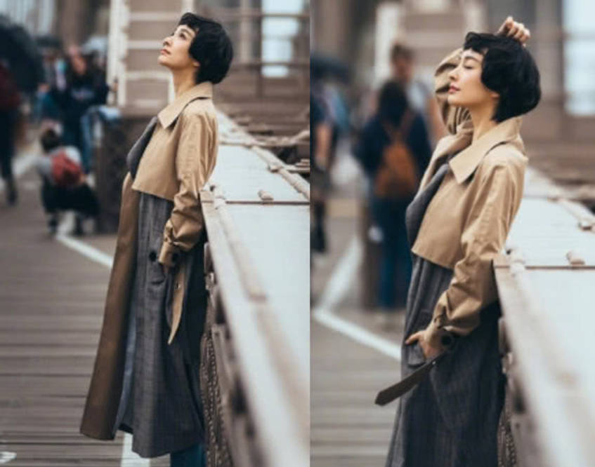 前卫|吴昕居然这么时髦，仅仅是把头发拉直了，气质大变时髦到飞起