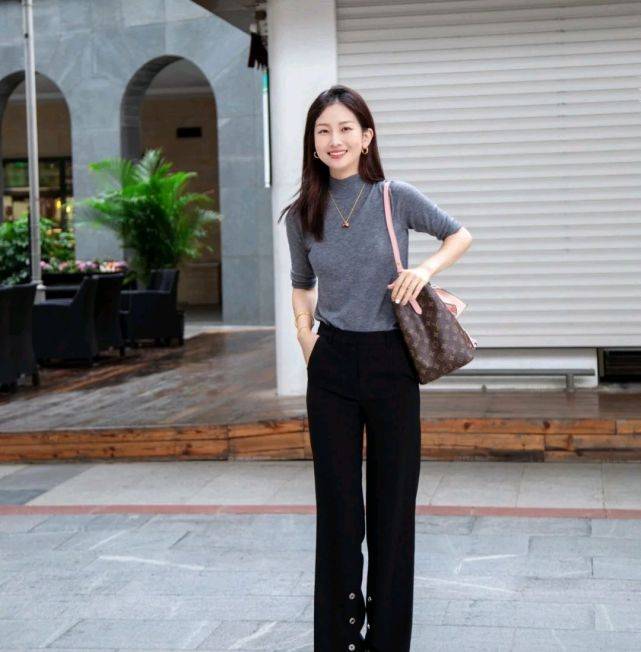 黑色|认真打扮起来的女人很美，穿搭不是为了取悦别人，而是取悦自己