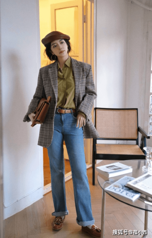 长度|紧身裤过时了,这几条牛仔裤谁穿谁瘦,看三木博主演绎的长腿穿搭