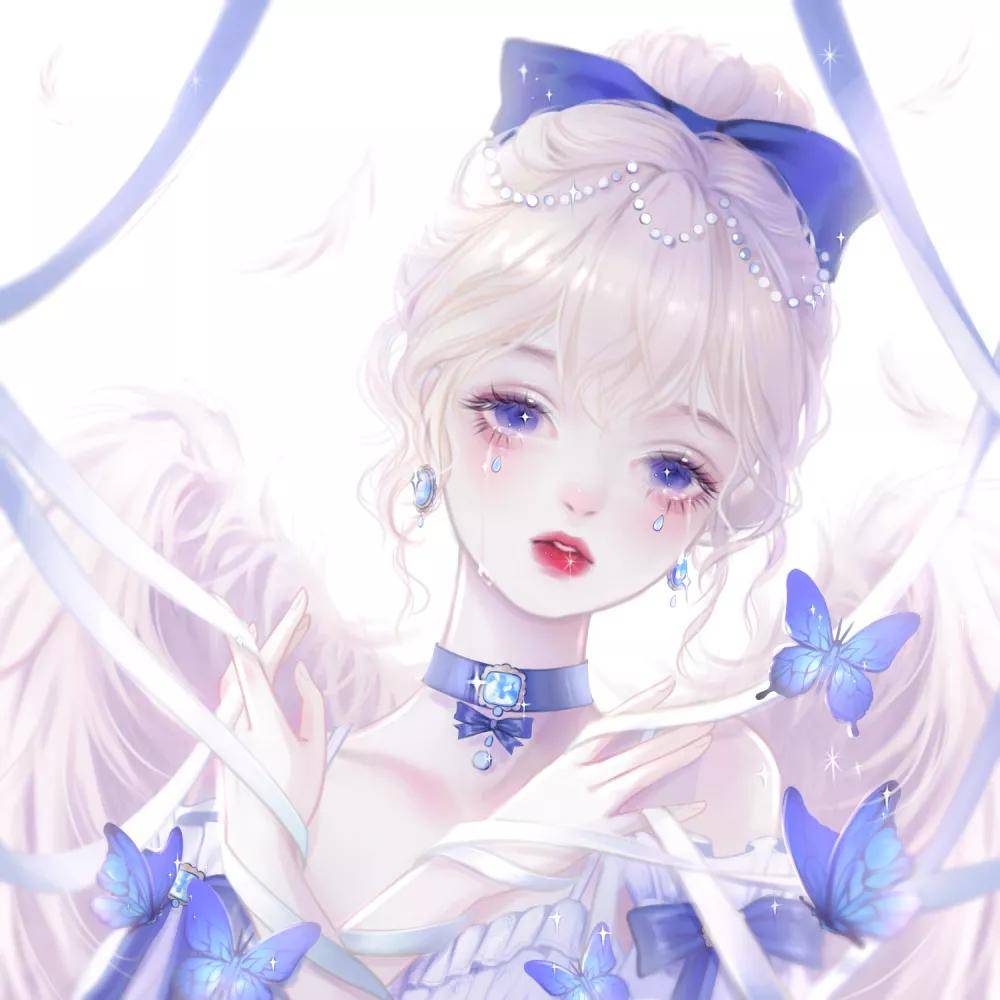 超精美古风动漫头像你是藏在云层里的月亮