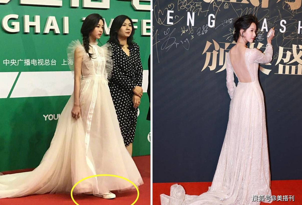 白裙 陈都灵不要再浓妆艳抹了！一袭小黑裙亮相，网友：简简单单的最美