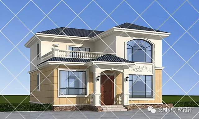 18款二层高颜值农村小别墅最适合农村建造看完都点赞