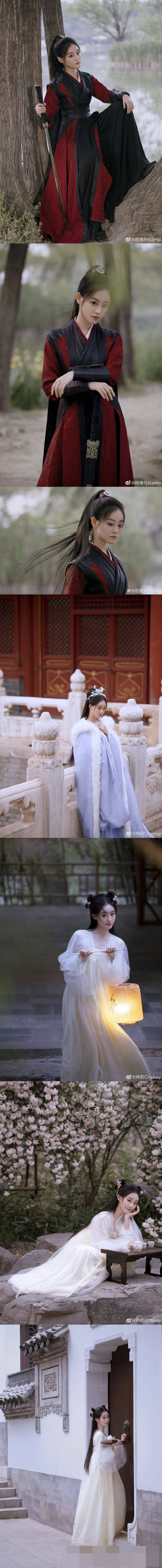 大小姐 中秋就是要穿汉服！同一个摄影师同样的汉服造型，女星们来比美啦