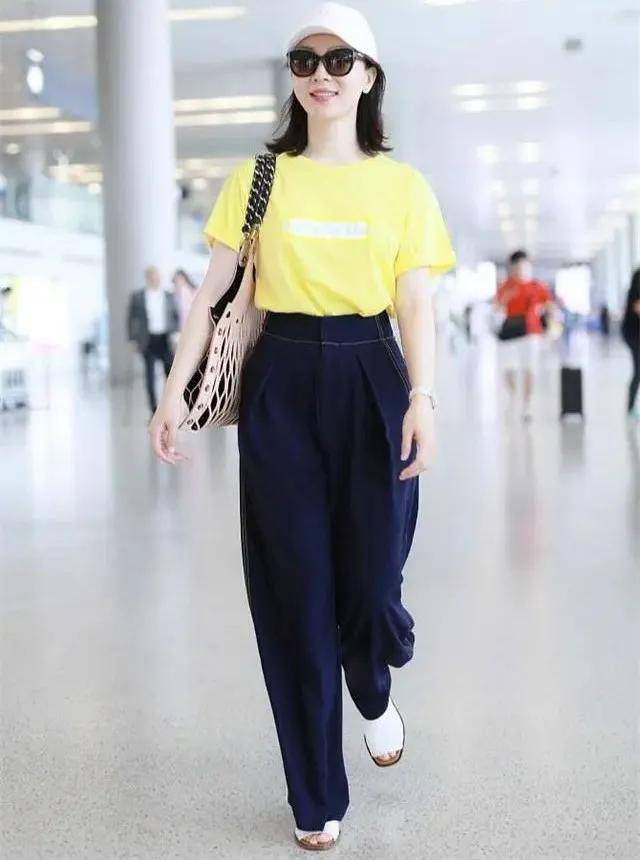 俞飞鸿|穿阔腿裤时尽量别搭平底鞋！看看俞飞鸿、陈数，这样穿是有多美！