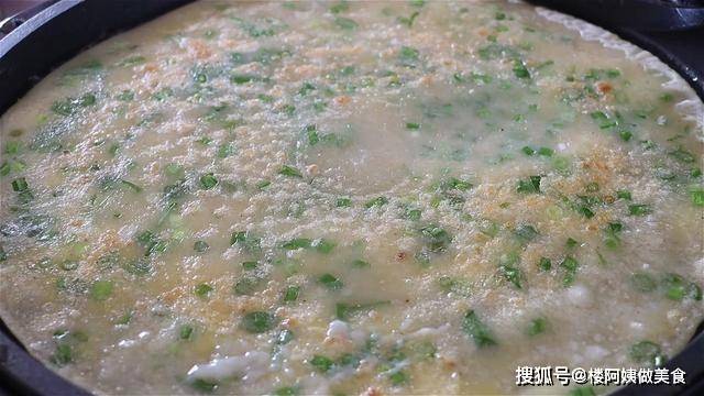 葱花|简单的早餐饼做法，省时省力，吃起来柔软又筋道，营养又健康