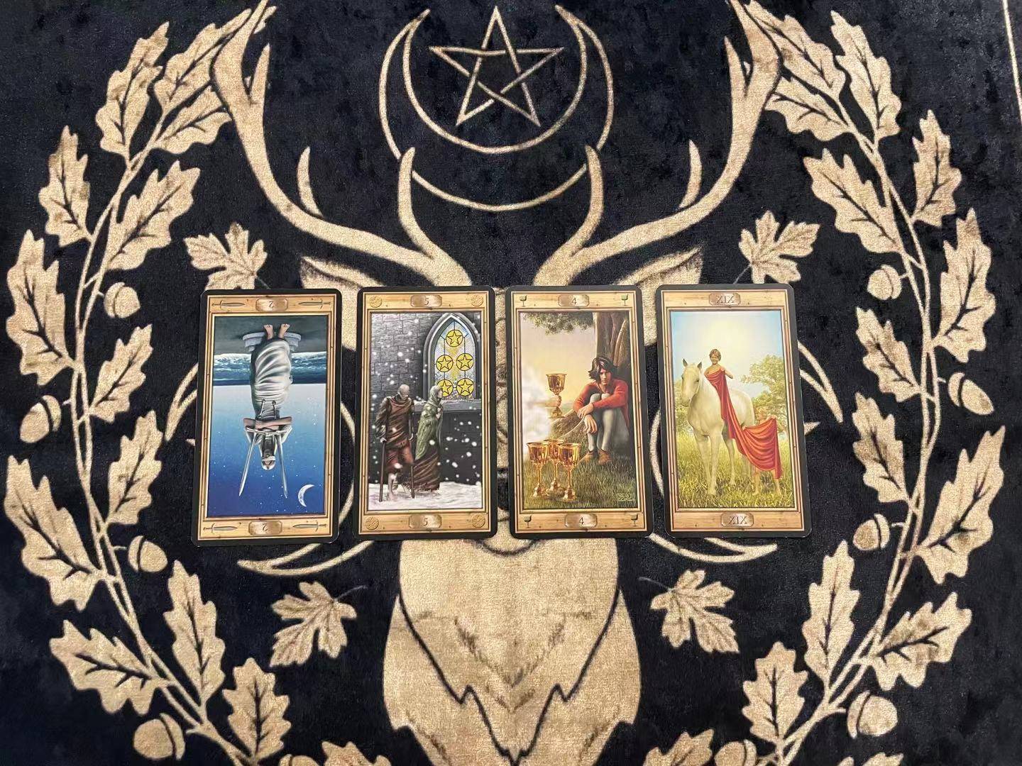 星币九 权杖九 权杖十 星币一